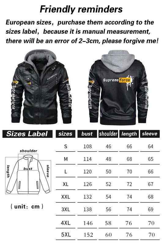 Men's Classic Honda Racing Work Bomber Jacket Zipper Design Leather Jacket Street Motorcycle Riding Windproof Leather Jacket