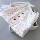 Nuova Camicia da Notte Lunga con Stampa Floreale, Pigiama da Donna in Puro Cotone, Lingerie Comoda, Abbigliamento Estivo Casual per Casa