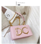 High quality fashionable women's bag hot selling chain bag trendy candy color small square bag for women PlatiNum