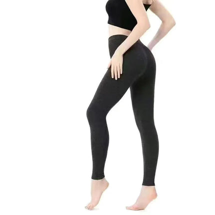 Women's Wool  Leggings Slim Pants High Waist  Autumn and Winter Cashmere Casual Knitted Pencil Pants Korean Thick Casual pants PlatiNum
