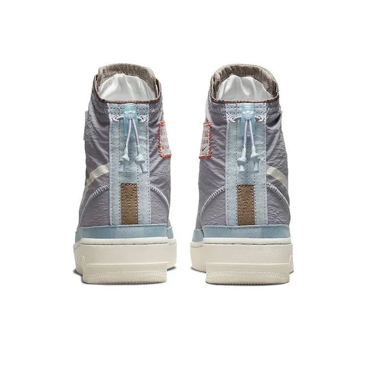 Nike Air Force 1 Shell PU, Textile Comfortable Thermal Slip Resistant, Abrasion Resistant, Lightweight High top DO7450-511