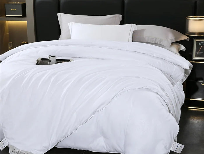 Piumino in seta di gelso naturale piumino matrimoniale King Size di lusso trapunta invernale estiva biancheria da letto singola coppia biancheria da letto