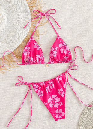 Costume da bagno donna micro bikini sexy 2026 Trend bikini perizoma in due pezzi Set costumi da bagno donna con lacci da spiaggia per costume da bagno donna PlatiNum