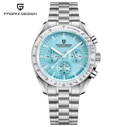 Nuovo Orologio da Uomo PAGANI DESIGN Moon 2026, Orologio al Quarzo di Lusso Dorato per Uomo, Cronografo Sportivo Impermeabile Luminoso con Vetro Zaffiro AR, Lunetta in Ceramica, Acciaio Inossidabile, Regalo per Uomo