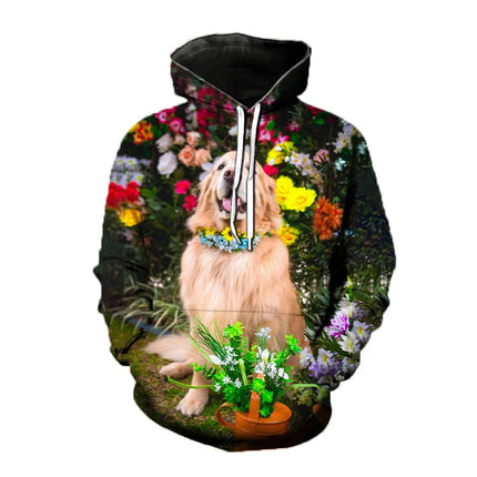 Kawaii Dog Animal 3D Print Hoodies Men Women Hooded Sweatshirts Harajuku Pullover Fashion Street Tracksuit Man Coat Clothing