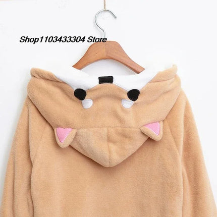 DTR Totoro cosplay sweater Kawaii Hoodie Sweatshirt My Neighbor Coat Fleece Overcoat With Ears Harajuku Cute Jackets ChristmaDTR