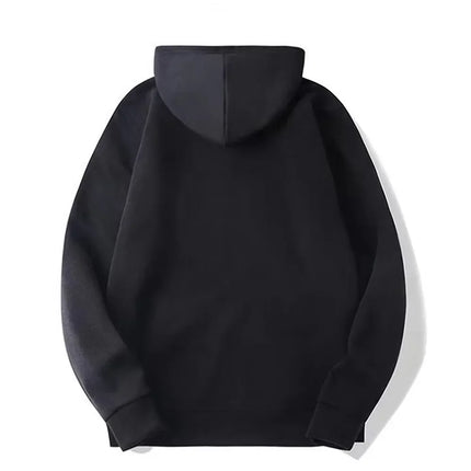 2026 Blue Rose Double Sided Print Hoodie Unisex Long Sleeve Pullover Casual Floral Streetwear Autumn Winter Hooded Sweatshirt