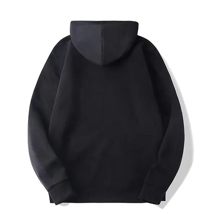 2026 Blue Rose Double Sided Print Hoodie Unisex Long Sleeve Pullover Casual Floral Streetwear Autumn Winter Hooded Sweatshirt