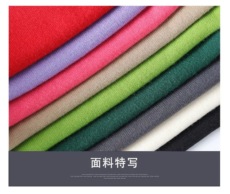 Solid Color Trendy Loose Knit Sweater With Coarse Yarn Weaving Pattern For Autumn And Winter Men's Top And Street Pullover