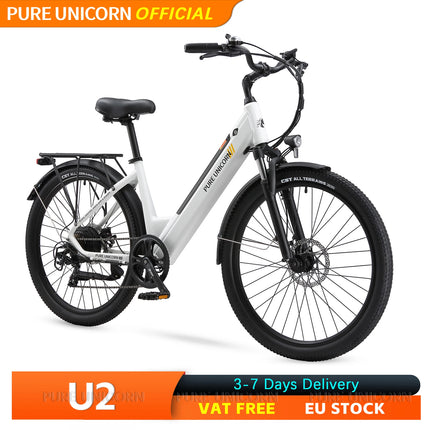 PURE UNICORN U2 Bicicletta Elettrica 48V 750W, 45km/h, E-bike per Adulti, 12.8Ah, Bici Elettrica da Città Economica per Donna, Spedizione Gratuita