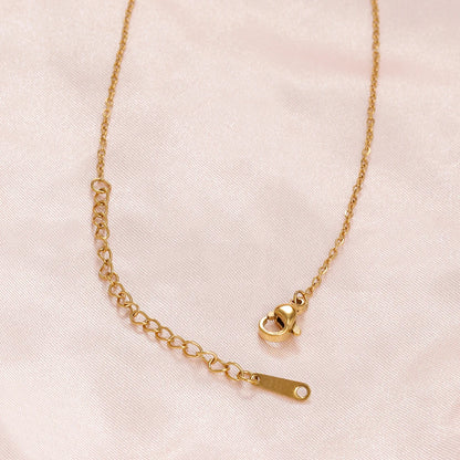 Collane in acciaio inossidabile Linea Cartoon Cat Pendenti Catena Girocollo Gioielli Collana di moda per gioielli da donna Regali per amici per feste