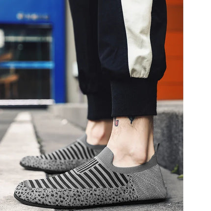 YRZL Mocassini in rete Mocassini da guida da uomo Appartamenti di alta qualità Scarpe da passeggio maschili Mocassini casual in mesh traspirante Scarpe estive da uomo