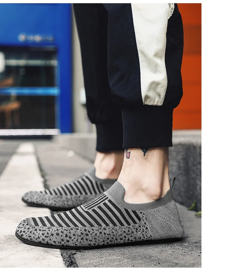 YRZL Mocassini in rete Mocassini da guida da uomo Appartamenti di alta qualità Scarpe da passeggio maschili Mocassini casual in mesh traspirante Scarpe estive da uomo