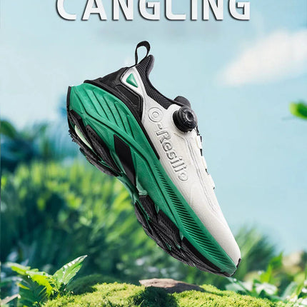 ONEMIX Sneakers da corsa per esterni Scarpe da trail elastiche da uomo Sneakers da donna leggere e traspiranti Coppia scarpe casual impermeabili PlatiNum