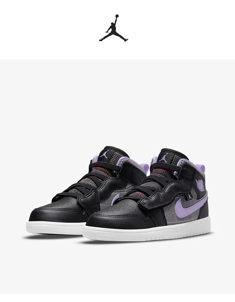 Nike originali JORDAN 1 MID ALT SE scarpe sportive per bambini e donne DO2493-015 platinumshop