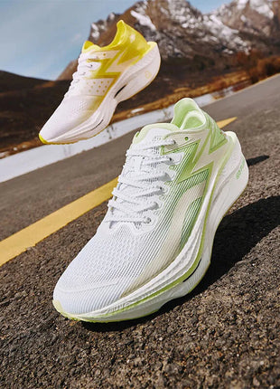 361 Degrees FLAME 3.0 Men Women Running Shoes Carbon Plate Racing Rebound Stable Breathable Wear-resistant Sneakers 672412207 PlatiNum