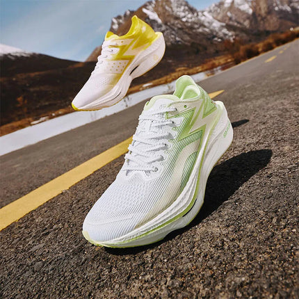 361 Degrees FLAME 3.0 Men Women Running Shoes Carbon Plate Racing Rebound Stable Breathable Wear-resistant Sneakers 672412207 PlatiNum