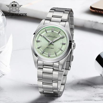 ADDIESDIVE36mm Luxury Men's Quartz Watch Japan VH31 Movement 100m Waterproof Super Luminous Quartz Men's Business Watch AD2515