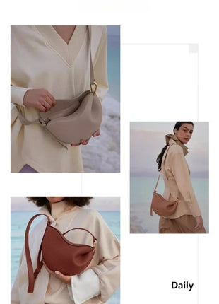 Popolare Borsa a Tracolla da Donna in Pelle, Nuovo Design Piccolo 2026, Stile Francese