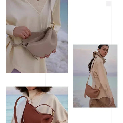 Popolare Borsa a Tracolla da Donna in Pelle, Nuovo Design Piccolo 2026, Stile Francese