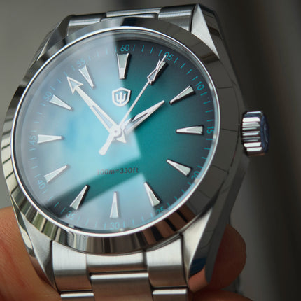 Watchdives WD0006 V2 Watch VH31 Sweep Second Quartz Movement Sapphire Luminous Stainless Steel Watches Waterproof 38mm Watch
