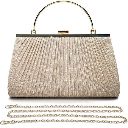 Pahajim Borse a tracolla Pochette glitterate da donna Borse da sera scintillanti Borsa con paillettes per matrimonio, festa, data, ballo di fine anno