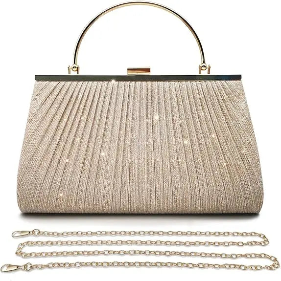 Pahajim Borse a tracolla Pochette glitterate da donna Borse da sera scintillanti Borsa con paillettes per matrimonio, festa, data, ballo di fine anno