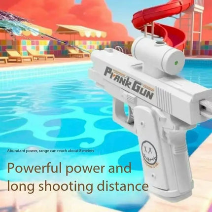 Pistolet à eau inversé amusant recto-verso - Jouet de farce d'été, mini-pulvérisateur d'eau tactique pour enfants et adultes, combat aquatique à la plage et à la piscine