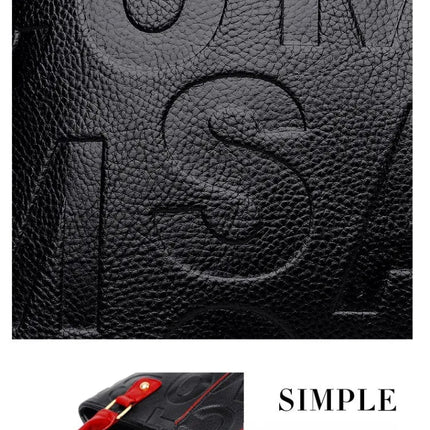 Ladies Large Capacity Leather Shoulder Bag 2025 New Style Urban Simple Tote Bag Women's Single Shoulder Bag Daily Match PlatiNum