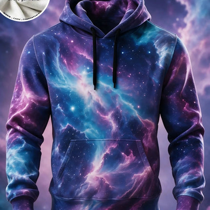 3D Printed Fleece Hoodie Rainbow Zigzag Wave Pattern Pullover Long Sleeve Kangaroo Pocket Casual Sweatshirt Tops