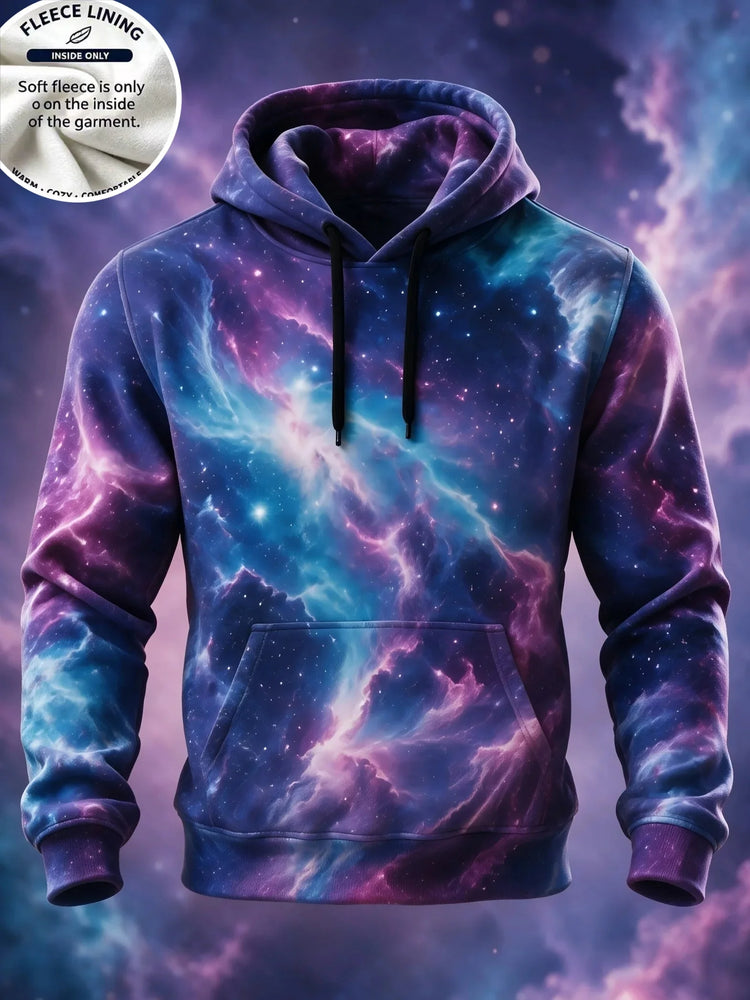 3D Printed Fleece Hoodie Rainbow Zigzag Wave Pattern Pullover Long Sleeve Kangaroo Pocket Casual Sweatshirt Tops