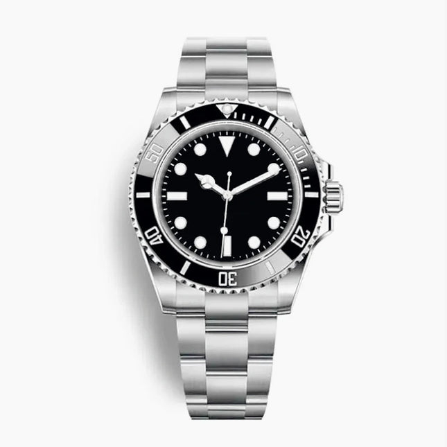 Men's Automatic Mechanical Watches in 904L Stainless Steel, Polished Case, Latest Fashion Style, Black-Blue Gradient Dial, Scratch-Resistant