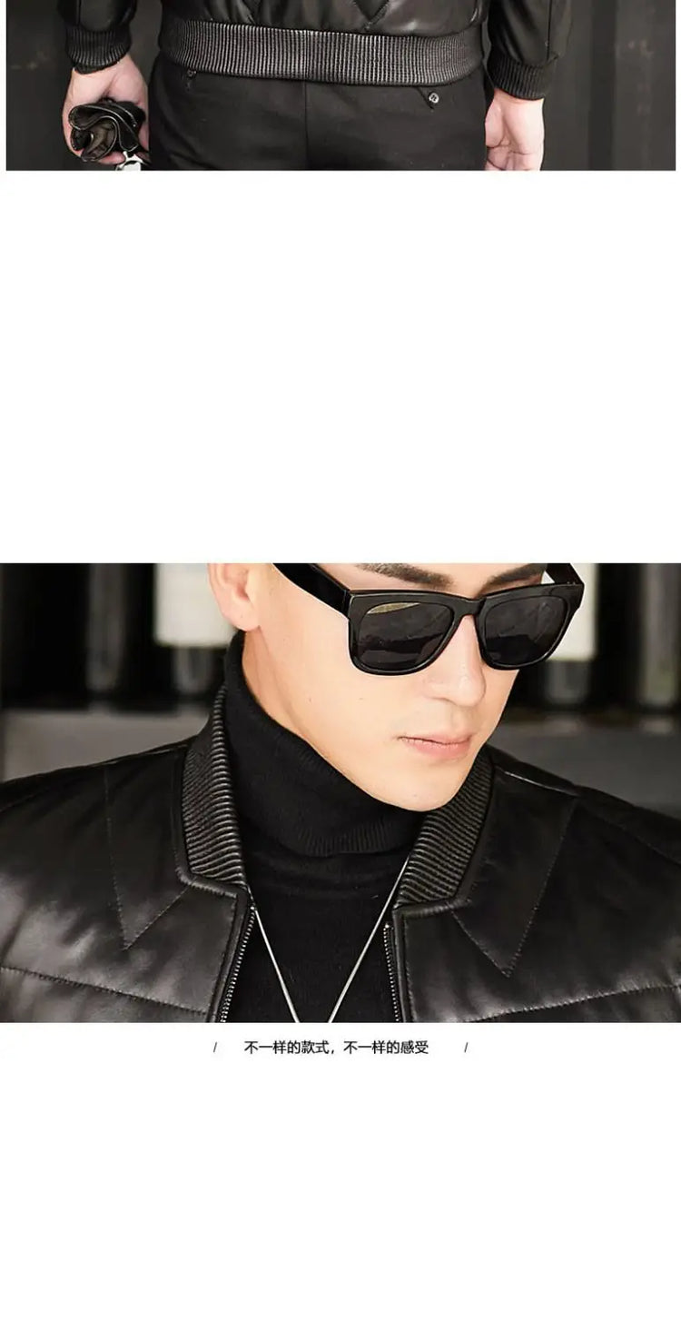 Men's Down Jacket Short Men's Cold Jacket Thick Warm Coats for Men Winter Winter Parkas for Men Stand-up Collar Men Parka