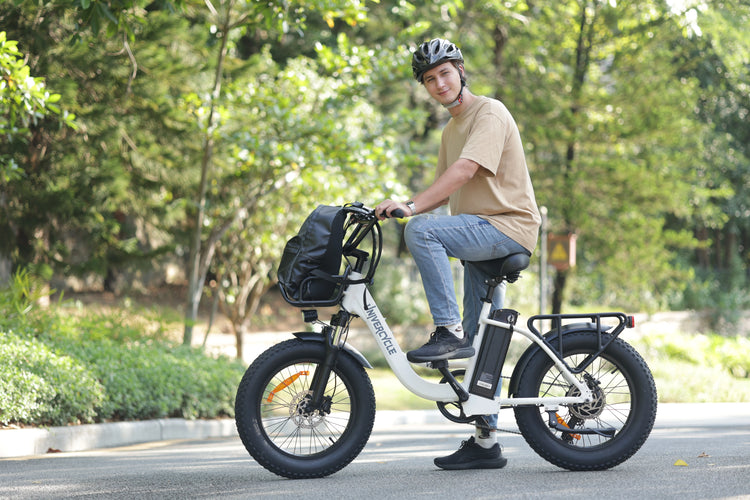 UNIVERCYCLE VENERE Bici elettrica, motore 500W potente 25 km/h, 48V 13Ah, freni idraulici, pneumatici larghi 20×4 pollici, lunga autonomia 45-55 km, per adulti