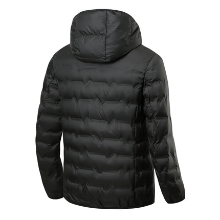 EUMERGX Men's Down Jacket Winter Warm Duck Down Lightweight Padding Jackets Camping Climbing Trekking Graphene Lining Coat