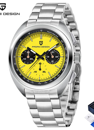 Nuovo Orologio da Uomo PAGANI DESIGN Panda 2026, Orologio al Quarzo Retrò, Cronografo Impermeabile con Vetro Zaffiro AR, Luminoso, Sportivo, in Acciaio Inossidabile