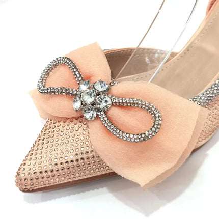 Ultimi Sandali da Donna di Lusso con Diamanti e Cristalli, Tacchi Alti alla Moda, Eleganti Scarpe Italiane da Donna per Feste