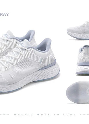 ONEMIX YUE SHUANG Scarpe da corsa per uomo con cuscino d'aria, scarpe sportive da coppia, scarpe da corsa sportive, scarpe da passeggio per donna, sneakers da esterno PlatiNum
