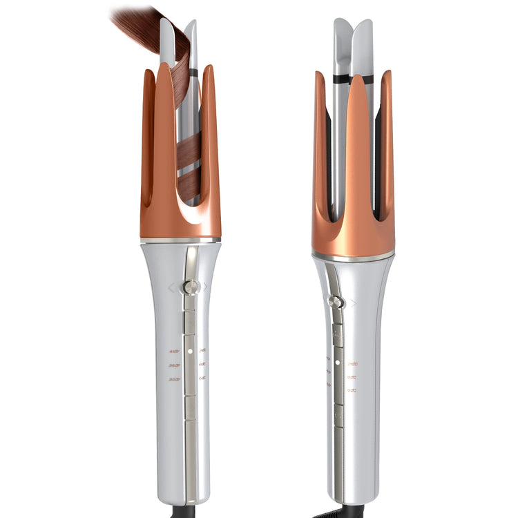 Auto Rotating Hair Curler 3 grades 33mm Silver Automatic Curling Iron  Female Hair Styling Tool Big Wave beauty salon Tool