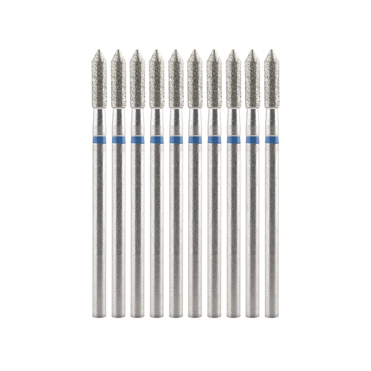 10Pcs Diamond Milling Cutter For Manicure Electric Nail Drill Bits Accessory Pedicure Machine Nail File Gel Remover Tool uñas Accesorios Y Herramientas