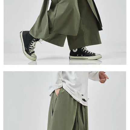 Pantaloni a Gamba Larga da Uomo, Stile Hip Hop, Jogger Casual, Streetwear Maschile, Pantaloni Larghi con Patchwork, Joggers alla Moda Comodi, Pantaloni da Donna