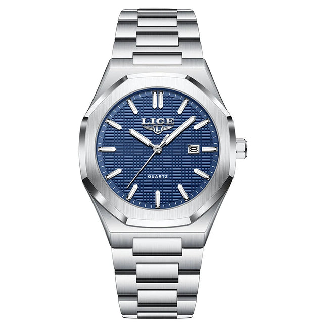 LIGE Orologio da donna elegante e lussuoso, orologio classico alla moda con data automatica, cinturino in acciaio inossidabile, orologi luminosi impermeabili per donna, regalo per signora platinumshop