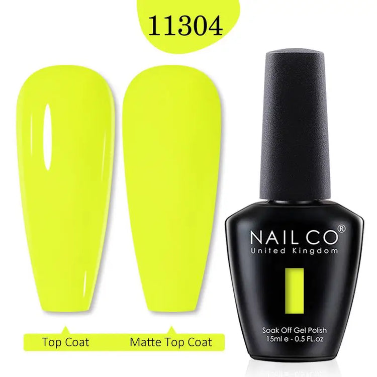 NAILCO 15ml Green Blue Series UV Nail Gel Polish Blue Colors UV&LED Gel Varnish Red Soak Off Semi Permanent LED Nail Gel Varnish