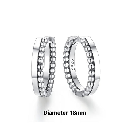 Orecchini Originali in Argento Sterling 925, Modello 2026, a Perno e a Cerchio con Cristalli, per Donna, in Oro Rosa, con Corona, Cuore, Infinito, Ape, Gioielli platinumshop