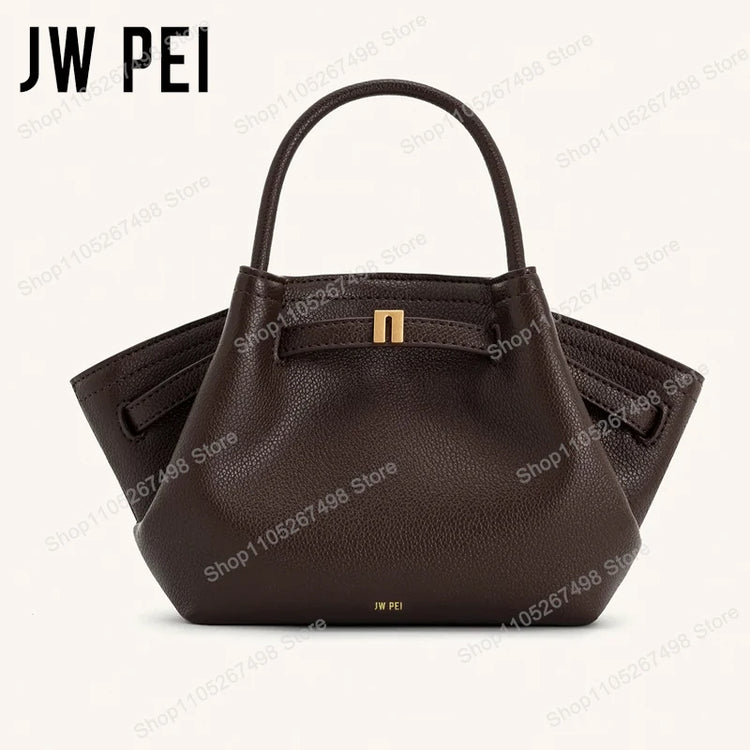 Borsa a Mano di Lusso JW PEI per Donne, Borsa a Tracolla in Pelle, Design Elegante, Grande Capacità, Borsa Hobo con Manico Superiore, Shopper per Lavoro