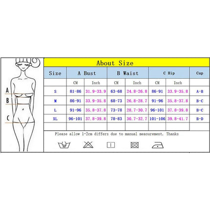 Bikini Push-Up 2026, Costume da Bagno Sexy da Donna, Set Bikini Brasiliano, Costume da Bagno con Fiocco, Abbigliamento da Spiaggia platinumshop