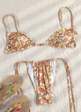 ZRTAK Costume a due pezzi Bikini 2025 Costume da bagno donna Push Up Costume da bagno Bikini sexy Set Costumi da bagno Stampa Beachwear Biquinis solidi platinumshop