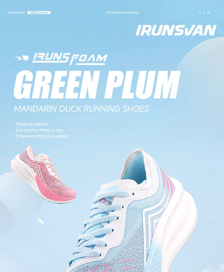IRUNSVAN Christmas Limited Edition FullLength Carbon Plate Running Shoes TwoToneUnisex Ultrallightweight  Comfortable 24025 PlatiNum