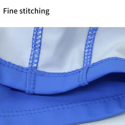 Cuffia da nuoto per bambini in tessuto PU cuffia da nuoto con turbante elastico per ragazzi e ragazze, comodi cappelli da bagno per piscina estensibili