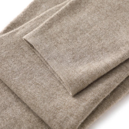 DjzDsm Hot selling new women's wool leggings slim fit and warm autumn and winter knitted women's long Australian wool leggings PlatiNum